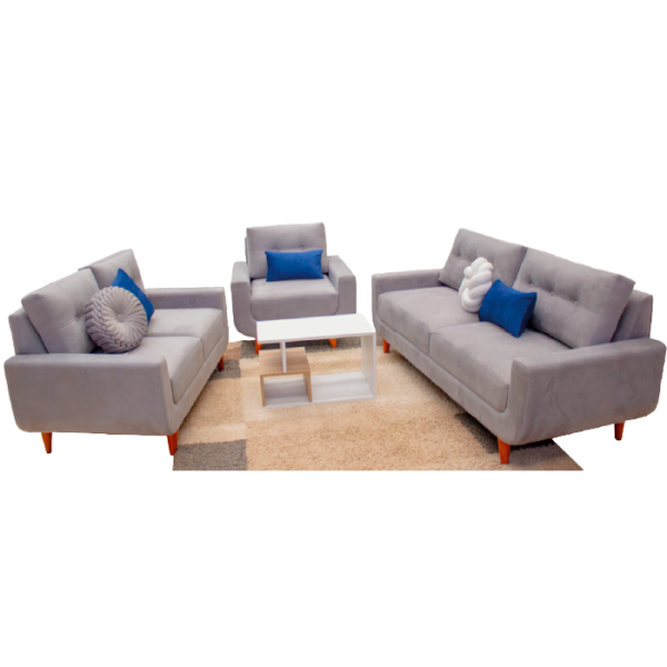 JUEGO DE MUEBLES BRAZO CURVO VINTAGE
