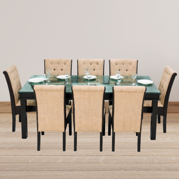 JUEGO DE COMEDOR MADERA MODERNO X 8 SILLAS