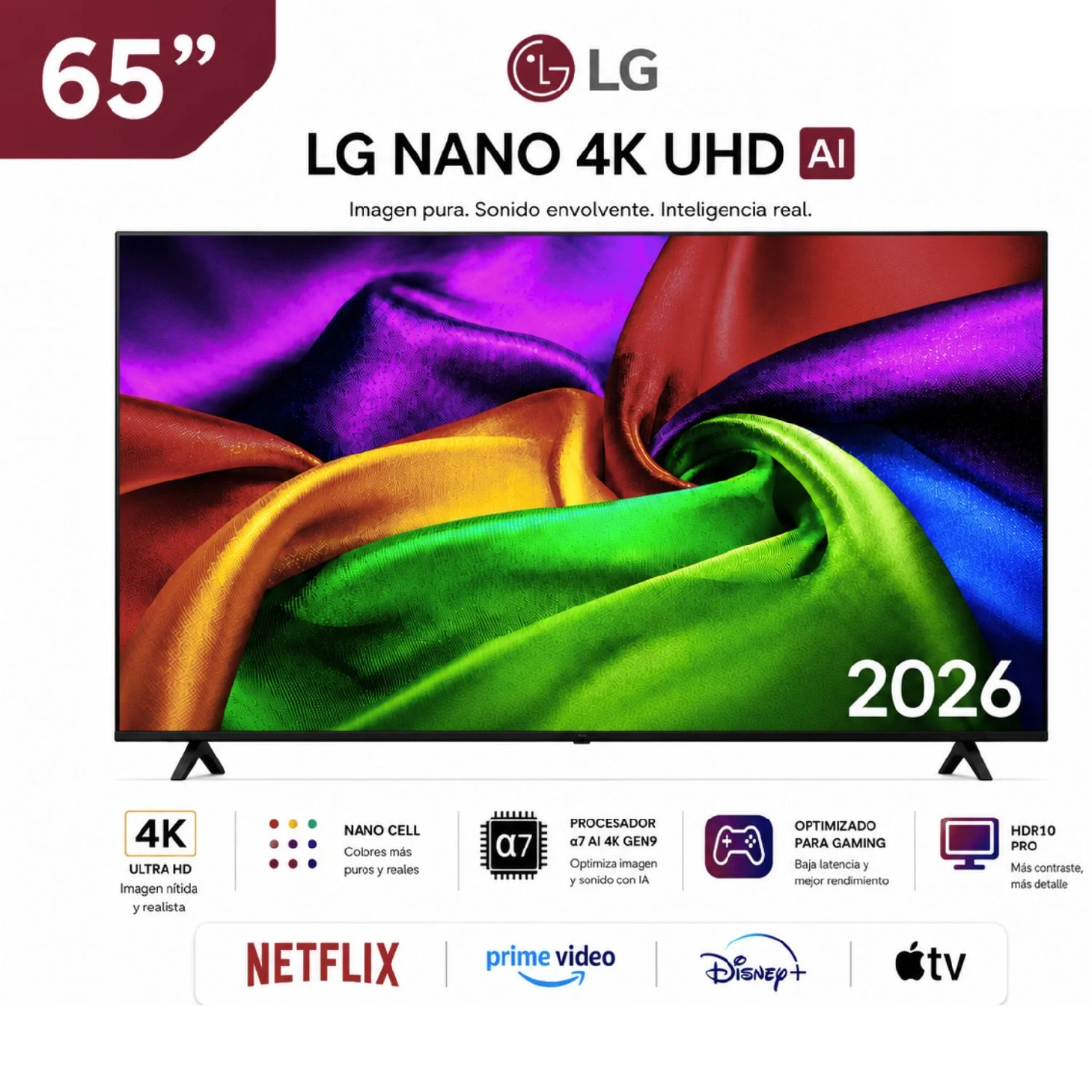 TELEVISOR LG 65" 65NU800BPSP - Imagen 2